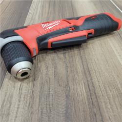 AS-IS Milwaukee M12 12-Volt Lithium-Ion Cordless 3/8 in. Right Angle Drill (Tool-Only)