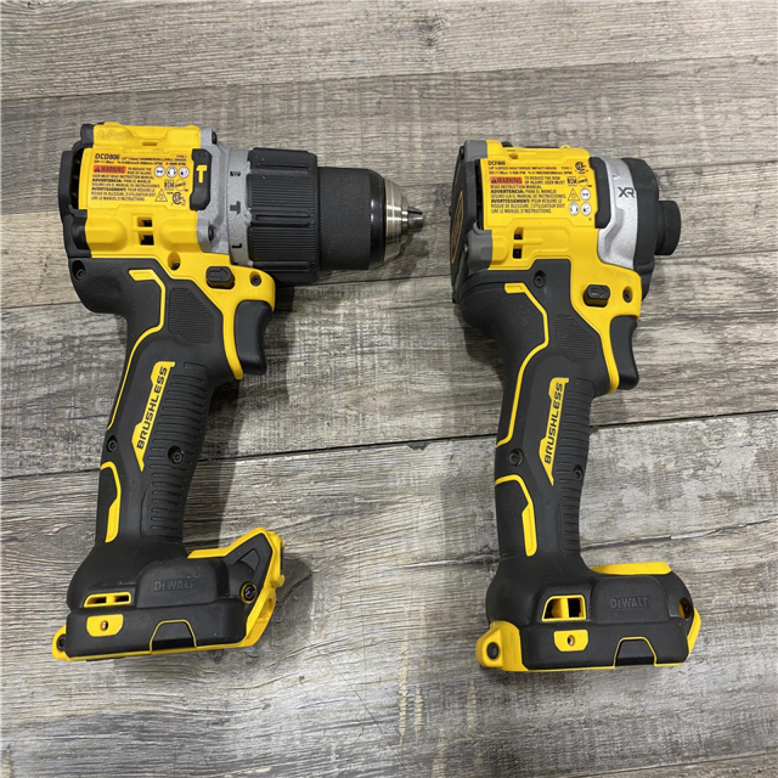 AS-IS DEWALT 20V XR Lithium-Ion Cordless 2-Tool Combo Kit