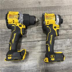 AS-IS DEWALT 20V XR Lithium-Ion Cordless 2-Tool Combo Kit