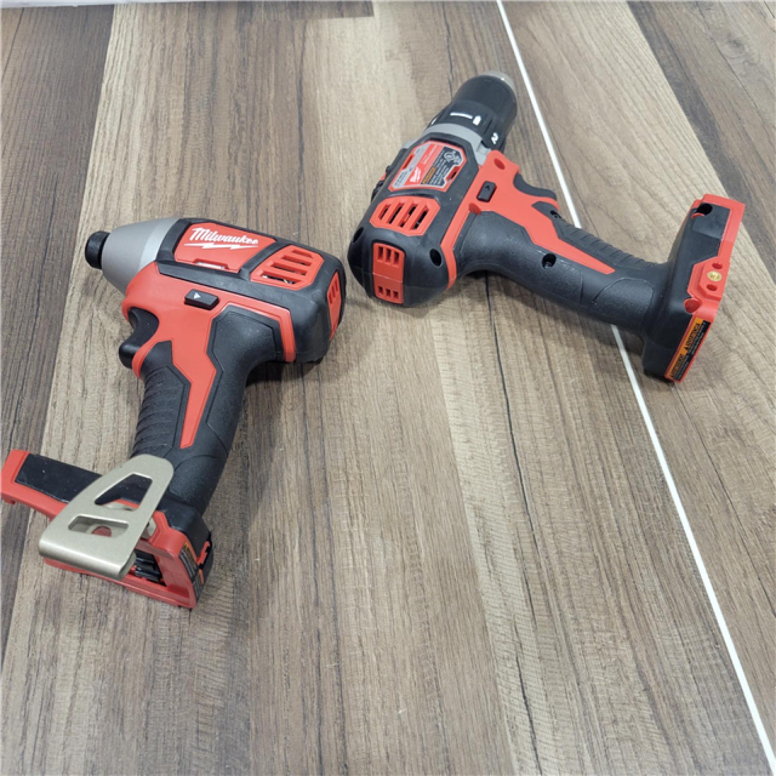AS-IS Milwaukee M18 18V Cordless Drill/Driver High Performance Combo Kit