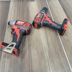 AS-IS Milwaukee M18 18V Cordless Drill/Driver High Performance Combo Kit