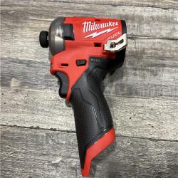 AS-IS Milwaukee FUEL SURGE 12V Lithium-Ion Brushless Cordless 1/4 in. Hex Impact Driver Compact Kit