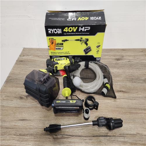 Phoenix Location NEW RYOBI 40V HP Brushless EZClean 600 PSI 0.7 GPM Cordless Battery Cold Water Power Cleaner with 2.0 Ah Battery