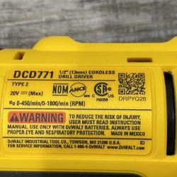 AS-IS DEWALT 20V MAX Cordless Drill/Impact 2 Tool Combo Kit