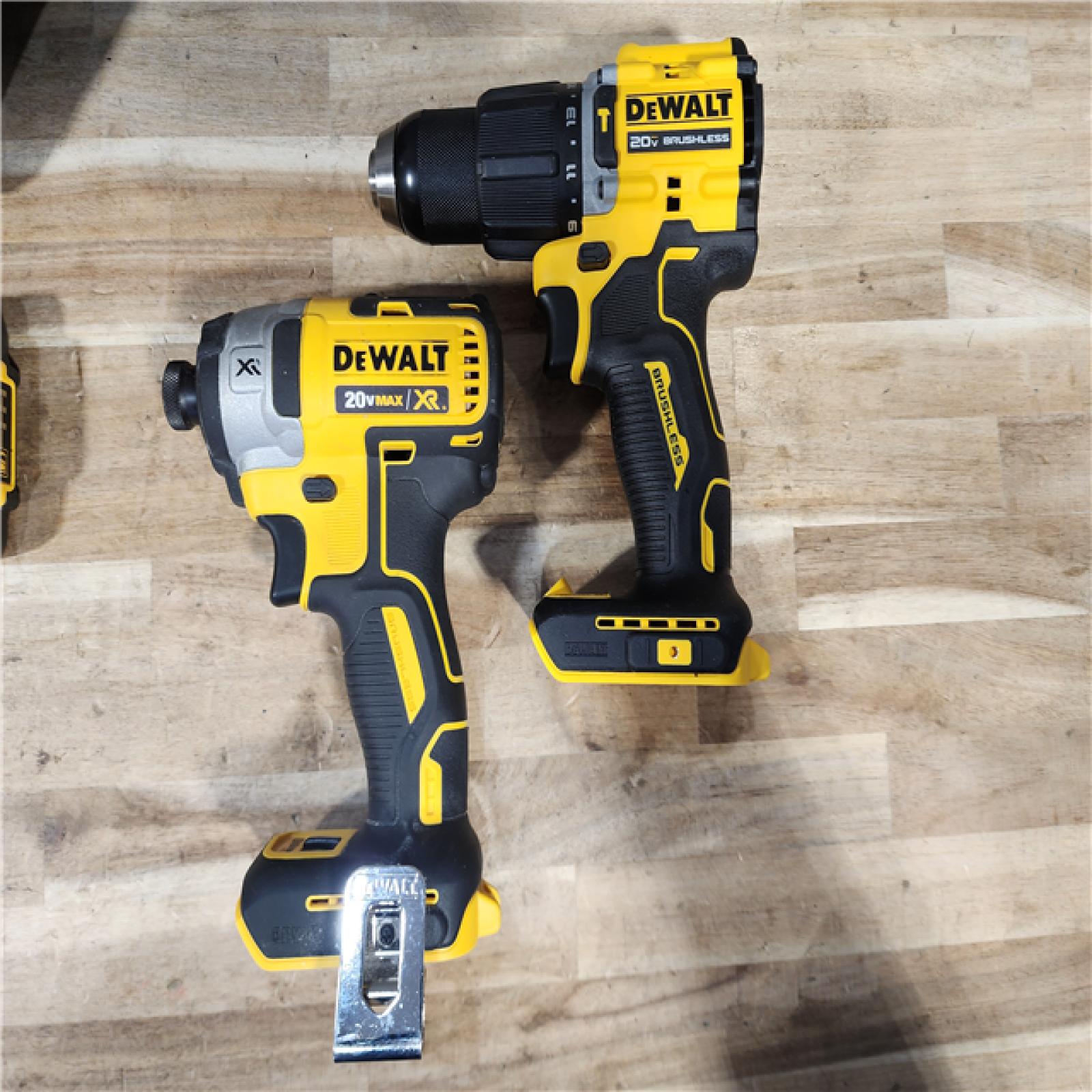 HOUSTON LOCATION - AS-IS DEWALT 2 TOOL COMBO KIT W/ (2) BATTERY & CHARGER