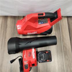 AS-IS - M18 FUEL 120 MPH 500 CFM 18V Brushless Cordless Battery Powered Leaf Blower Kit w/12.0 Ah FORGE Battery & Rapid Charge