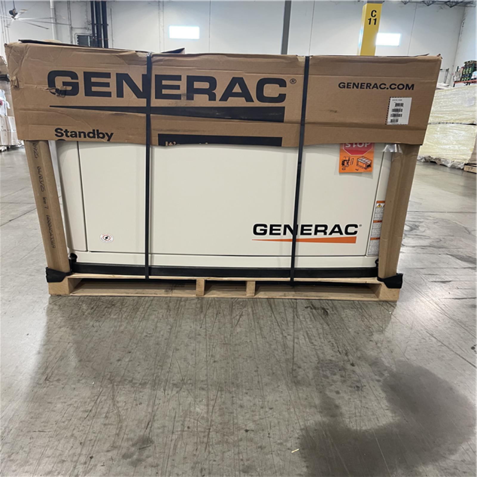 DALLAS LOCATION- GENERAC 22kW - Dual Fuel Air- Cooled Whole House Home Standby Generator With Transfer Switch