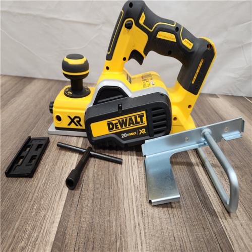 AS-IS DEWALT 20V MAX XR Cordless Brushless 3-1/4 in. Planer (Tool Only)