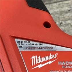 AS-IS Milwaukee 18V Lithium-Ion Cordless HACKZALL Reciprocating Saw (Tool-Only)