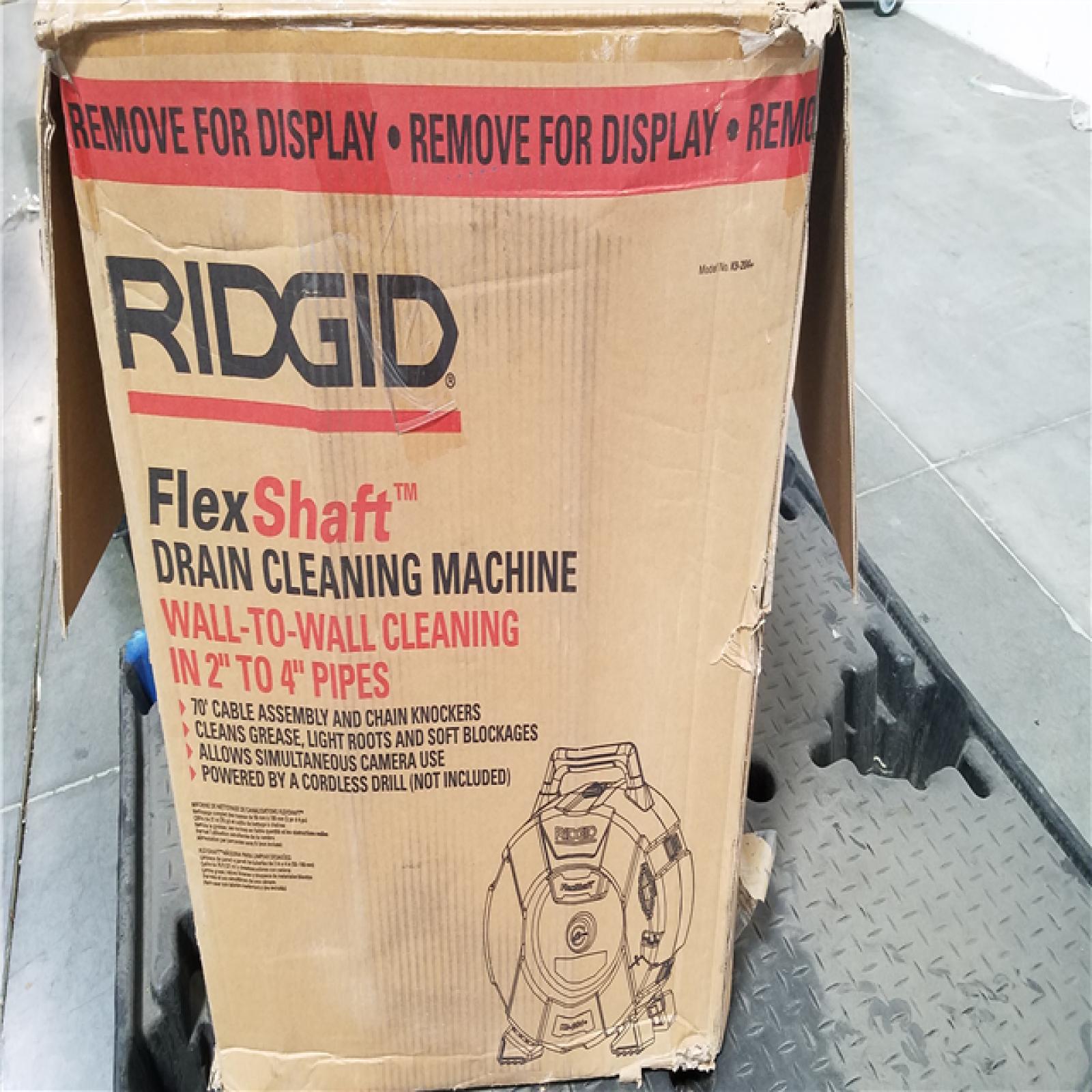 California AS-IS Ridgid Drain Cleaning Machine