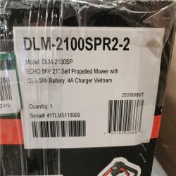 Phoenix NEW ECHO 56V 21 in. Cordless Battery 3-in-1 Walk Behind Self-Propelled Lawn Mower w/ (2) 5Ah Batteries and Rapid Charger
