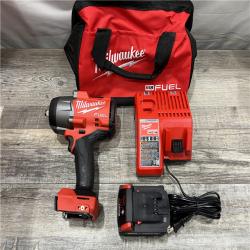 AS-IS Milwaukee FUEL 18V Lithium-Ion Brushless Cordless 1/2 in. Impact Wrench w/Friction Ring Kit