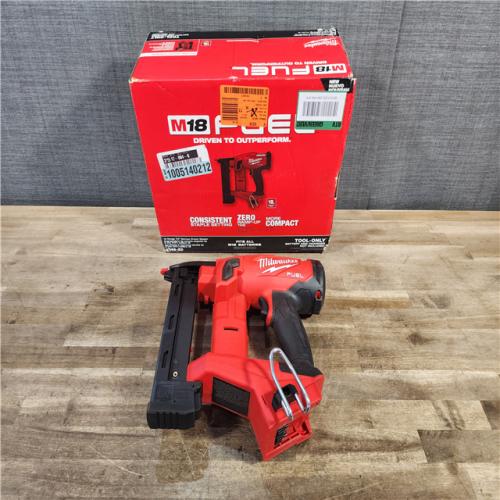 HOUSTON LOCATION - AS-IS MILWAUKEE FUEL 18-Volt Lithium-Ion Brushless Cordless 18-Gauge 1/4 in. Narrow Crown Stapler (Tool-Only)