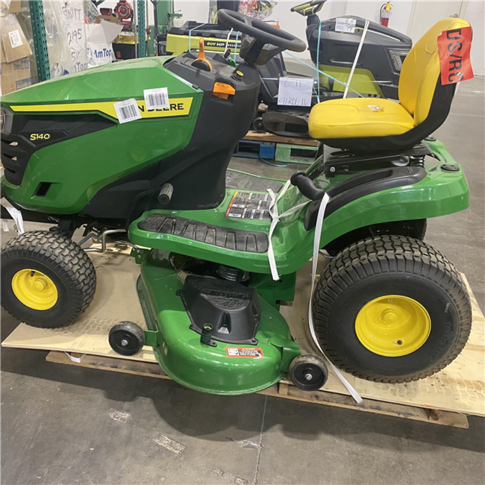 Dallas Location - As-Is John Deere S140 lawn tractor - mowers