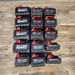 HOUSTON LOCATION - AS-IS MILWAUKEE BATTERY PACK QTY - 15