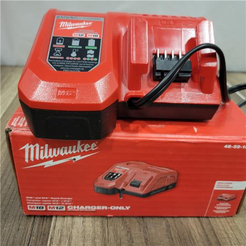AS-IS Milwaukee M12 and M18 12-Volt/18-Volt Lithium-Ion Multi-Voltage Rapid Battery Charger
