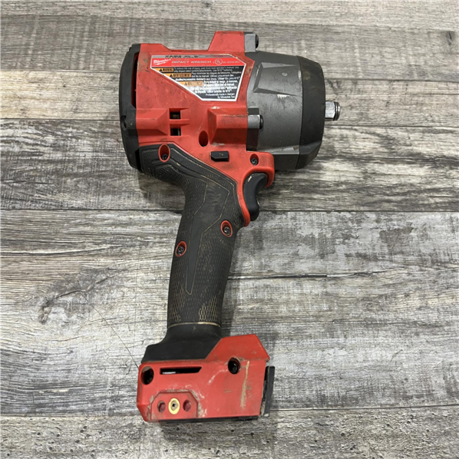 AS-IS Milwaukee FUEL 18V Lithium-Ion Brushless Cordless 1/2 in. Impact Wrench with Friction Ring (Tool-Only)