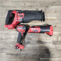 HOUSTON LOCATION - AS-IS MILWAUKEE 3 TOOL COMBO