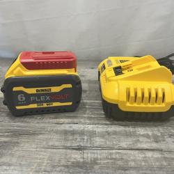 AS-IS DEWALT 20V/60V MAX FLEXVOLT Lithium-Ion 9.0Ah Battery and Charger Starter Kit