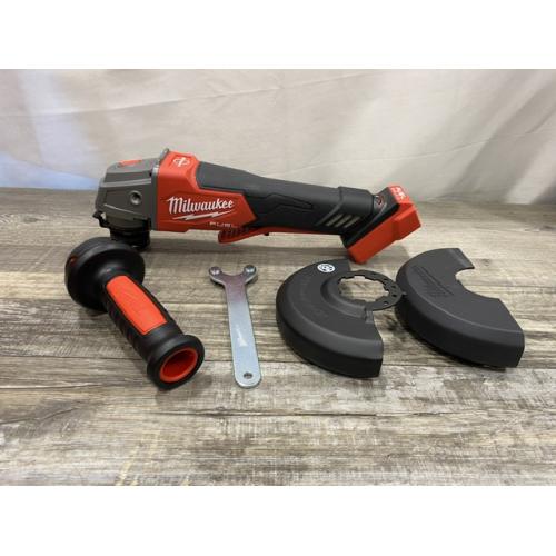 AS-IS Milwaukee FUEL 18V Lithium-Ion Brushless Cordless 4-1/2 in./5 in. Grinder with Variable Speed & Paddle Switch (Tool-Only)