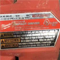 AS-IS Milwaukee FUEL 18V Lithium-Ion Brushless Cordless Hammer Drill and Impact Driver Combo Kit