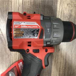 AS-IS Milwaukee FUEL 18V Lithium-Ion Brushless Cordless 1/2 in. Hammer Drill/Driver (Tool-Only)