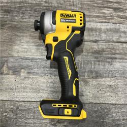 AS-IS DEWALT Atomic 20V Max Lithium-Ion Brushless Cordless Compact 1/4 in. Impact Driver Kit