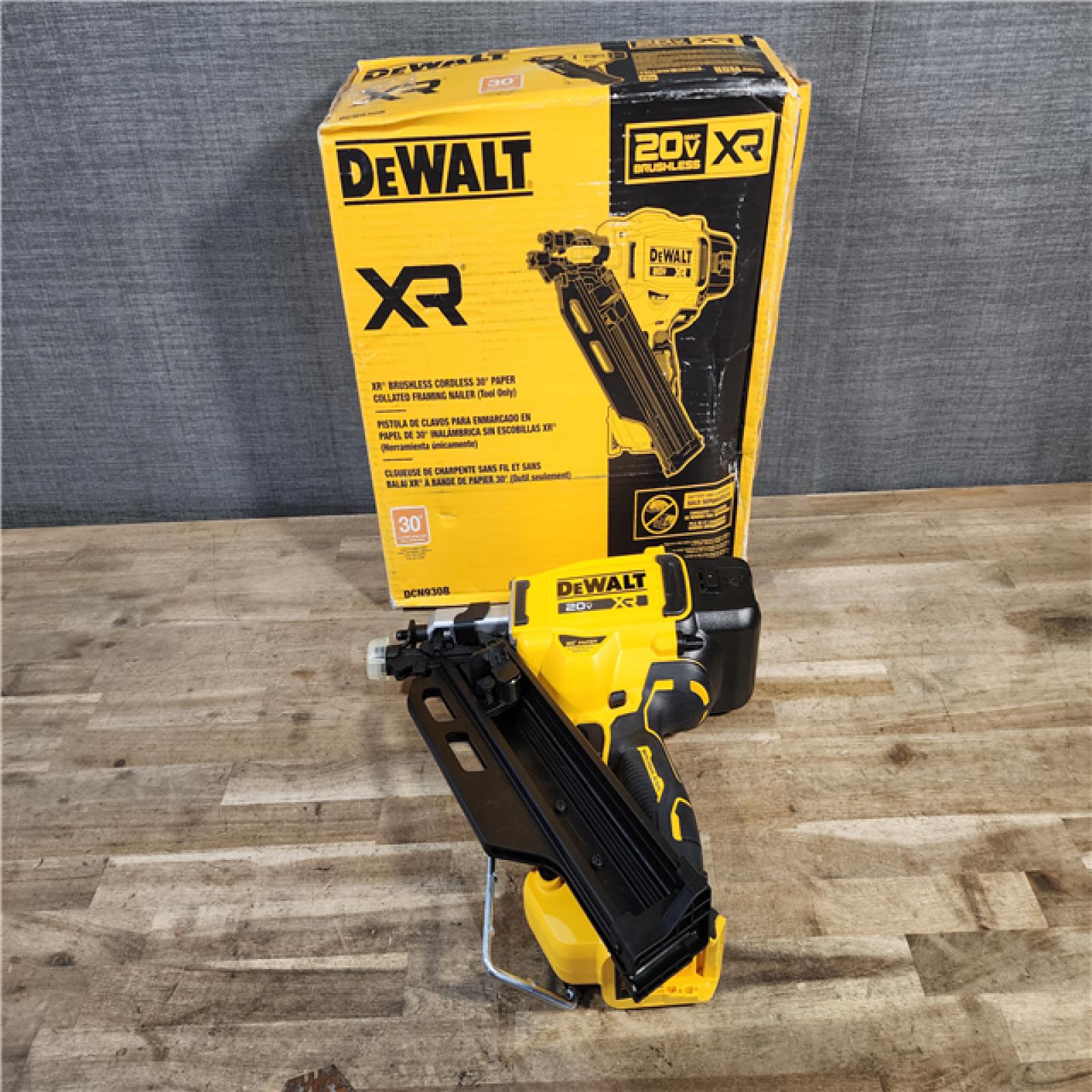 HOUSTON LOCATION - AS-IS DEWALT 20V 30 Degree Cordless Framing Nailer (Tool-Only)