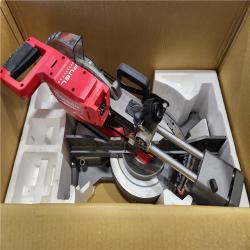 AS-IS Milwaukee M18 FUEL Brushless Cordless 12 in. Dual Bevel Sliding Compound Miter Saw Kit