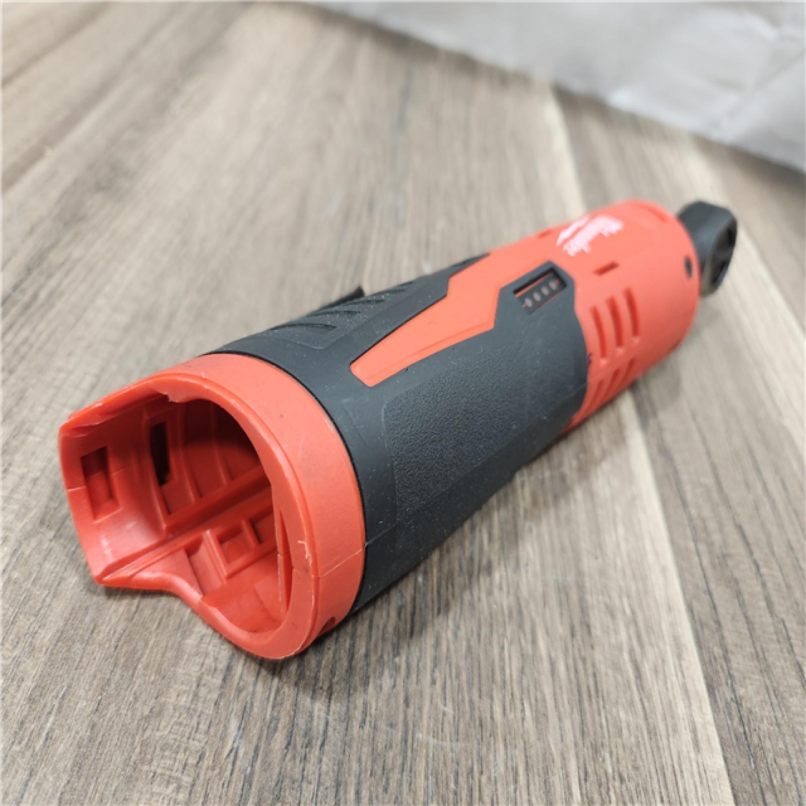 AS-IS- MILWAUKEE .38 in. M12 Cordless Ratchet (Tool-Only)