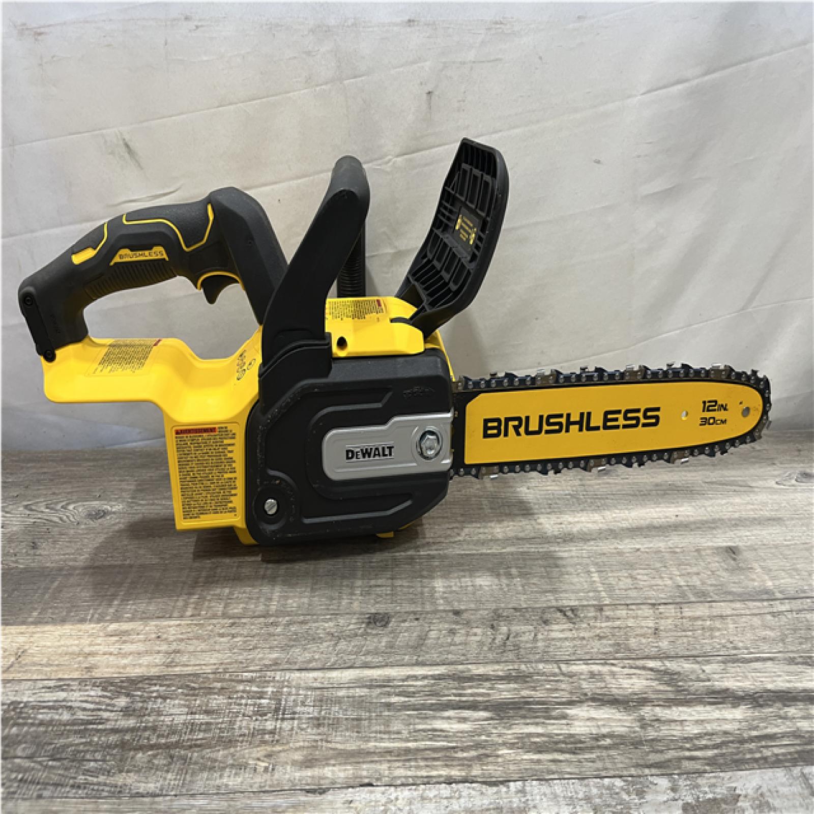 AS-IS DEWALT 20V MAX 12 in. Cordless Battery Powered Chainsaw (Tool Only)