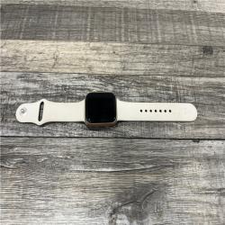 AS-IS  Apple Watch SE 44mm GPS  Aluminum Gold Case - WR-50 METERS
