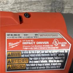 LIKE NEW - Milwaukee  FUEL 18V Lithium-Ion Brushless Cordless Hammer Drill and Impact Driver Combo Kit