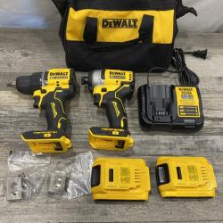 AS-IS DEWALT ATOMIC 20-Volt MAX Lithium-Ion Cordless (2-Tool) Combo Kit