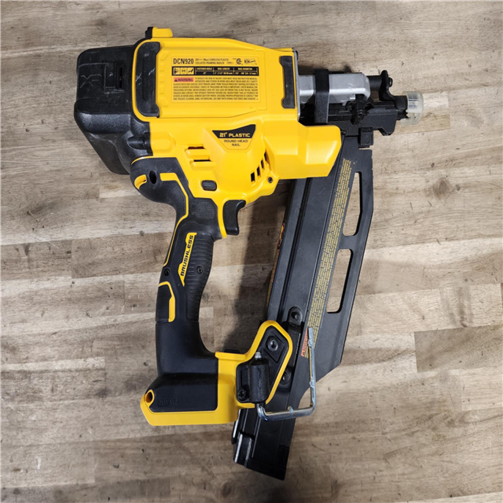 HOUSTON LOCATION - AS-IS DEWALT 20-Volt 21° Cordless Framing Nailer (Tool-Only)