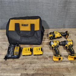 HOUSTON LOCATION - AS-IS DEWALT 3 TOOL COMBO KIT W/ (2) BATTERY & CHARGER