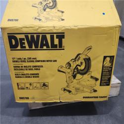 As-Is DEWALT 15 Amp Corded 12 in. Double Bevel Sliding Compound Miter Saw