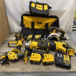 AS-IS DEWALT 20V Lithium-Ion Cordless 8-Tool Combo Kit