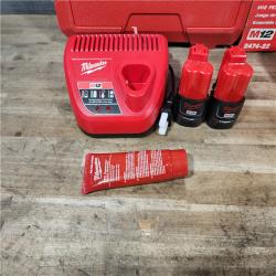 HOUSTON LOCATION - AS-IS M12 12-Volt Lithium-Ion Cordless PEX Expansion Tool Kit with (2) 1.5 Ah Batteries  (3) Expansion Heads and Hard Case