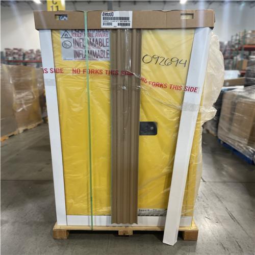 DALLAS LOCATION- Yellow Flammable Safety Storage Cabinet