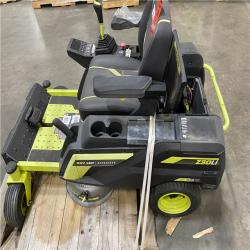 Dallas Location - As-Is RYOBI 80V HP Brushless 30 in. Battery Electric  Riding Mower