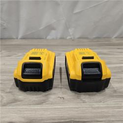 AS-IS DEWALT 20V MAX XR Premium Lithium-Ion 5.0Ah Battery Pack (2 Pack)