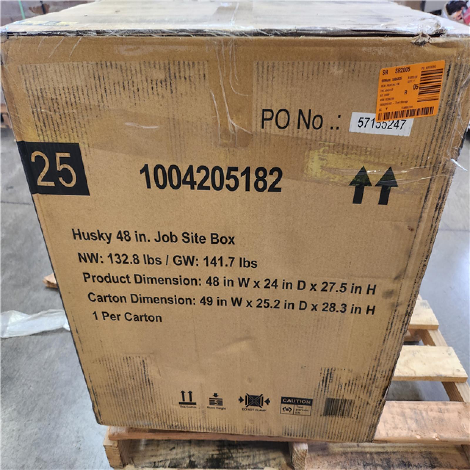 Phoenix NEW Husky Tool Storage 48 in. W Black Steel Job Site Toolbox (SEALED)