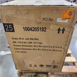 Phoenix NEW Husky Tool Storage 48 in. W Black Steel Job Site Toolbox (SEALED)