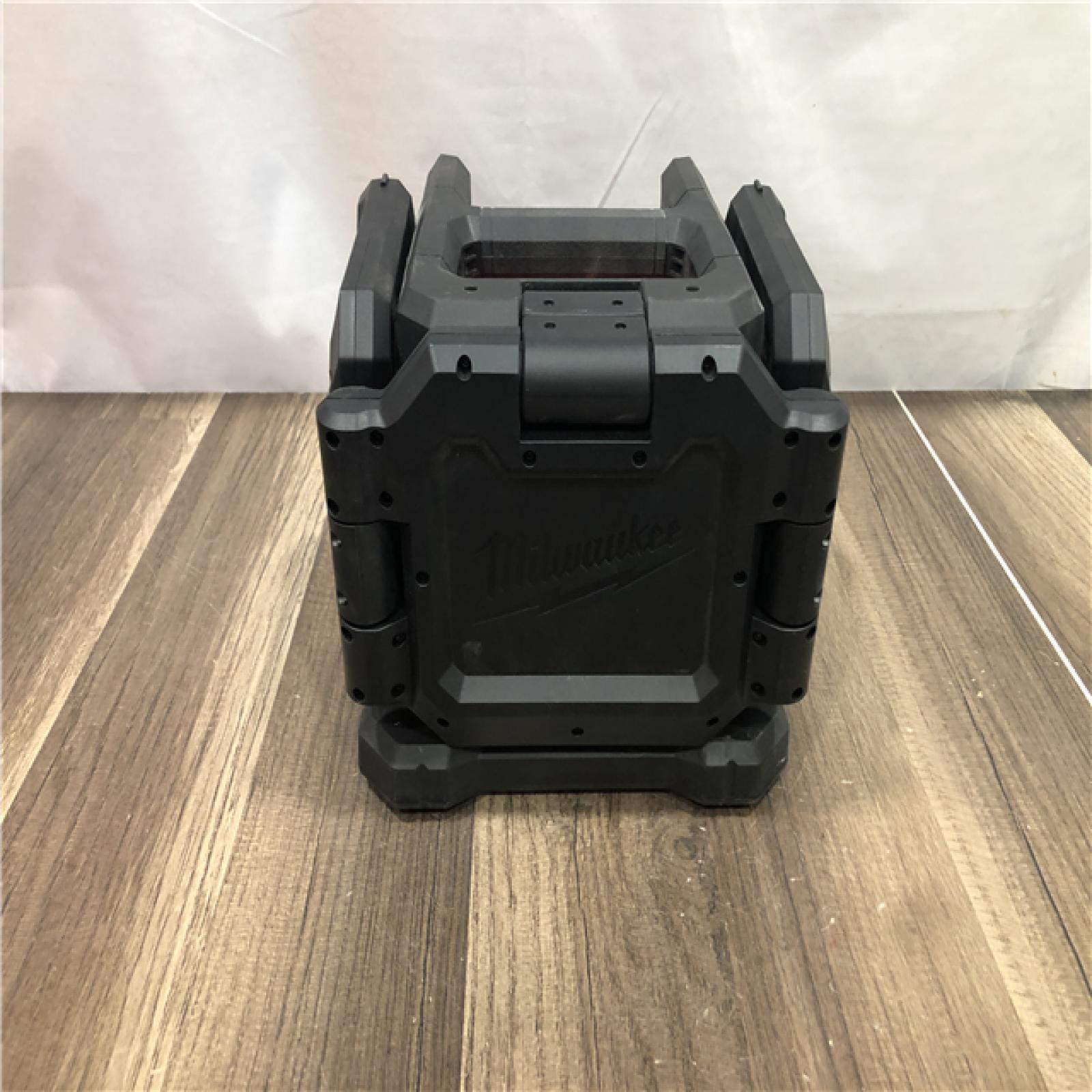 AS-IS Milwaukee 18-Volt Lithium-Ion Cordless 4500 Lumens ROVER Dual Power Triple-Panel Flood & Area Light (Tool-Only)