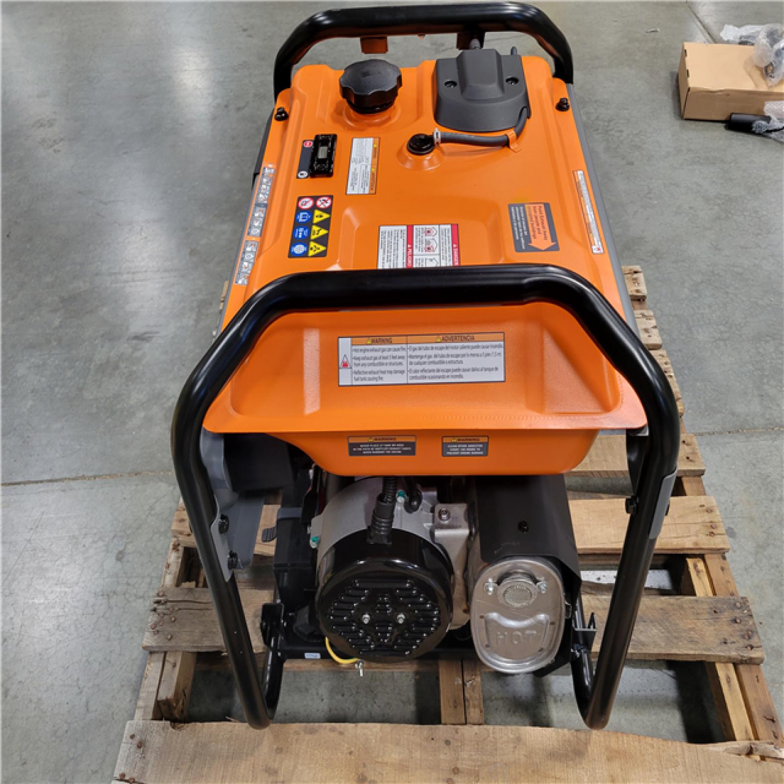 CALIFORNIA AS-IS NEW GENERAC 8,125/6500-WATT ELECTRIC START DUAL FUEL PORTABLE GENERATOR W/ COSENSE