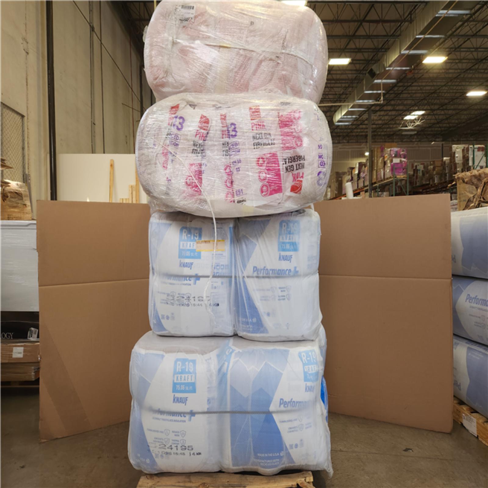 Phoenix AS-IS Mixed Kraft Faceless Insulation Pallet (21-Bags)