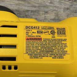 AS-IS DEWALT 20V MAX Cordless 4.5 in. - 5 in. Angle Grinder (Tool Only)