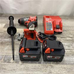 AS-IS Milwaukee FUEL 18V Lithium-Ion Brushless Cordless 1/2 in. Hammer Drill Driver Kit