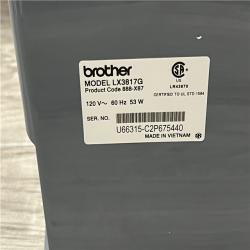 AS-IS Brother LX3817G 17-Stitch Portable Full-Size Sewing Machine  Grey